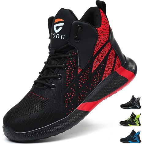 Chaussures de Sécurité Montante Légère Homme Femme Basket Securite (1/5)