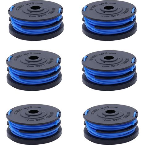 Ersatzspule für Trimmerfaden für Kobalt KST-120X Rasenmäher (6,1 m, 0,065 Zoll), 6er-Packung (1/4)