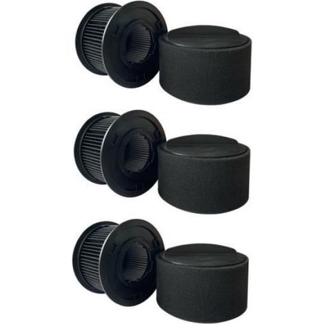 Filtre Interieur Et Exterieur Pour Aspirateur - Compatible Avec Modèles Power Force Et Helix Turbo - Ensemble De Rechange - 1 Lot