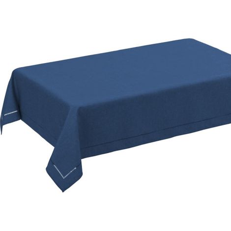 Nappe Rectangulaire Bleu Foncé - 210x150cm (1/3)