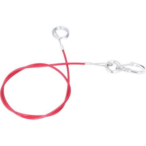 Cable de remolque 1m/3.28ft 341302 Cuerda de enganche de seguridad universal de acero inoxidable para automóviles y vehículos recreativos (1/5)