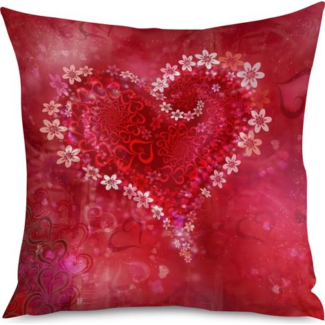 Housse de coussin cœurs pointillés, original (1/5)