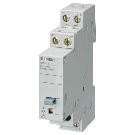 Siemens Interruptor remoto con 2 contactos NA, contacto para AC 230V, 400V 16A Control AC 230V, 5TT41020