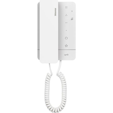 Bticino – Interphone mural 2 fils Classe 100A16M – Installation murale ou sur table – 3 boutons tactiles – Fonction studio professionnelle (1/8)