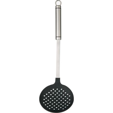 KitchenCraft Professional - Schiumarola con testa diplastica, acciaio inox, 37 cm