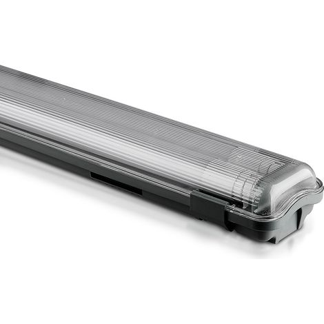 Réglette Avec 2 tubes LED 120cm 2x18W inclus IP65 V-TAC VT-12023 - Blanc neutre - 4000K