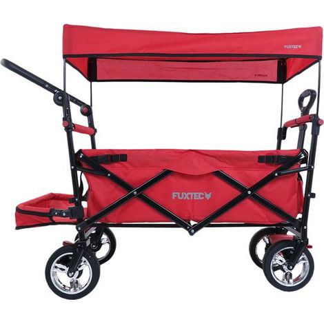FUXTEC Bollerwagen CT800, carro plegable, Fux Family Collection - El Smart Rider - rojo (1/5)