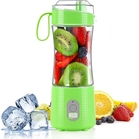 Portable sans BPA Mini, Smoothie & Shake Blender personnel, USB Rechargeable Voyage/Gym/Extérieur (1/5)
