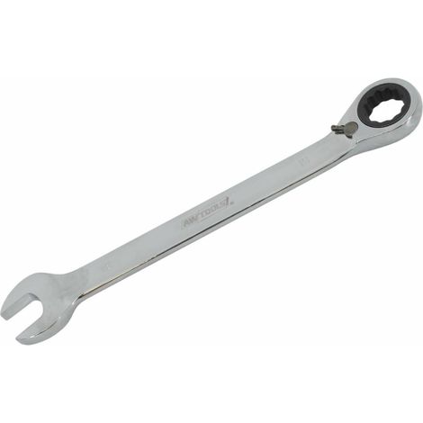 Clé mixte à cliquet Awtools 18 mm avec interrupteur