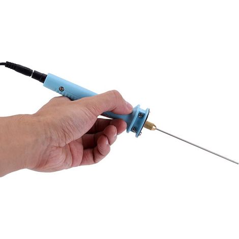 Outil de découpe de mousse électrique à fil chaud de type aiguille de 10 cm avec alimentation (1/5)