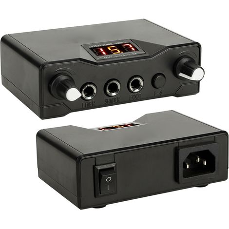 Alimentation Professionnelle Tatouage Écran LCD Transformateur Régulateur Tension Machine Outil Prise EU (1/5)