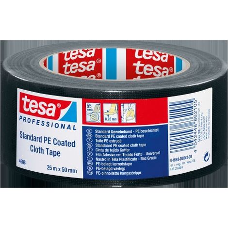 TESABAND NEGRO 25MX50MM - TESA TAPE