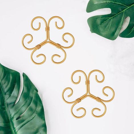Pflanzentrainer – Monstera-Trainer – Runder Stützring für Pflanzen – Kletterhilfe – 4-teilig (1/5)
