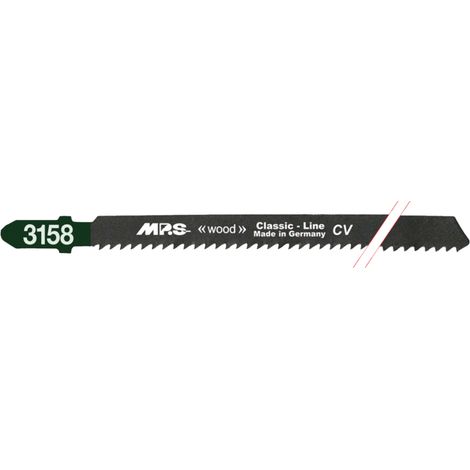 MPS 3158 extra langes Stichsägeblatt für schnelle Schnitte in Weichholz (5er-Pack)