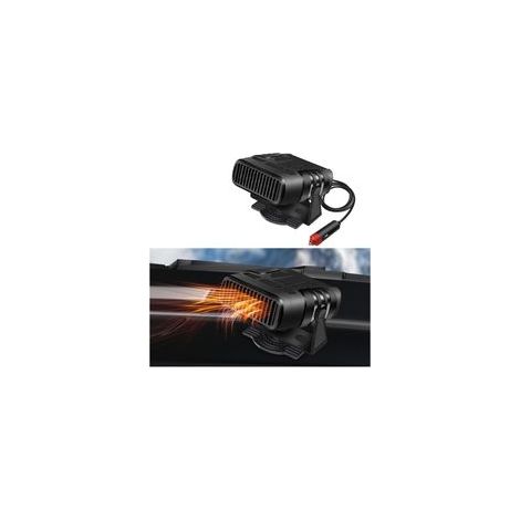 Chauffage de Voiture, Portable 12V Dégivreur de Voiture à Réchauffeur Rapide 90° à 360° Réglable avec Purification de l'air et Allume-Cigare pour Tous Les VéHicules Chauffage pour Voiture (1/5)