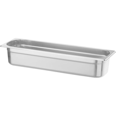 GN 2/4 Behälter, Edelstahl, Profi Line, Höhe 100 mm - Hendi 801666 (1/5)