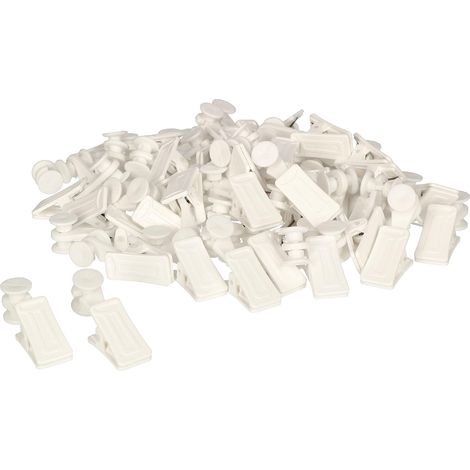 KOTARBAU Lot de 100 clips pour rail de plafond pour rideaux (1/5)