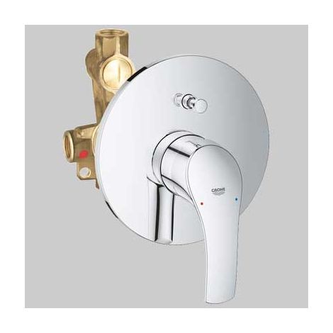 MONOCOMANDO DOCCIA INCASSO CON DEVIATORE EUROSMART NEW  Cromo     GROHE