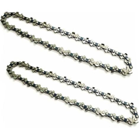 cadenas de sierra de 6 pulgadas para mini motosierra recargable, paso de cadena de 1/4, calibre de cadena de 0,043/1,1 mm, eslabones de transmisión de 37DL, longitud de corte útil de 15 cm. (1/4)