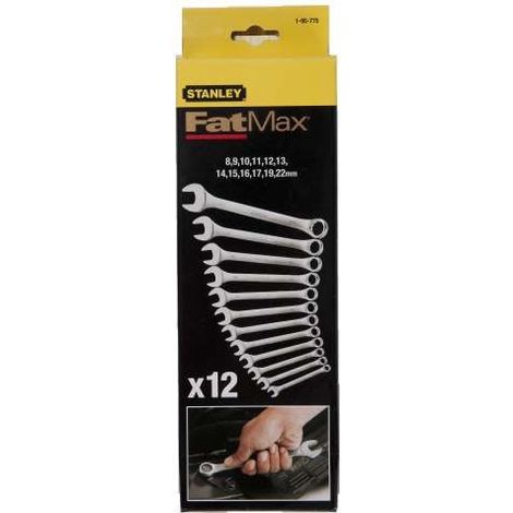 Chiavi Combinate set 12 pezzi 1-95-775 STANLEY (1/3)