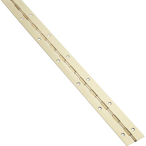 Stangenscharnier 1000 x 32 x 0,7 mm Messingoptik Klavierband Türband Bandscharnier von SOTECH (1/2)
