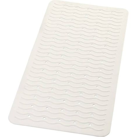Tapis de bain antidérapant Playa 80 x 38 cm Blanc 68301 RIDDER