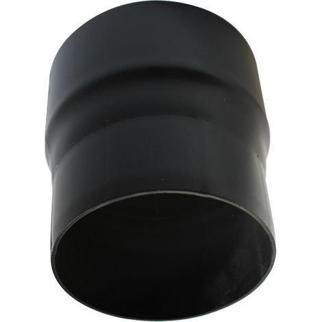 Sivac – Réduction acier noir – Raccord VMC Ø 80mm à 100mm – Pour espaces confinés – Installation facile et rapide
