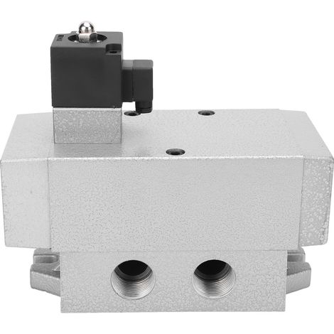 Électrovanne 5 voies 2 positions, commande électrique unique, équipement G1 pouce, modèle K25DH‑25AC110V, 110V AC. (1/5)