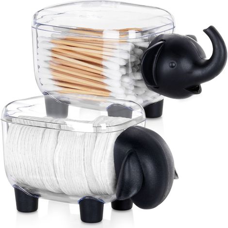 Boîte pour cotons-tiges et disques de coton (2 pièces). (1/5)