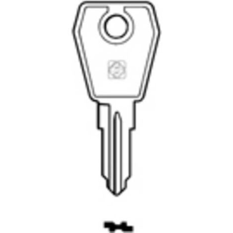 10 x SILCA LF30R CHIAVE PROFILO OTTONE