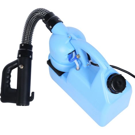 Tragbarer, blauer 8-Liter-ULV-Gartensprüher mit Schultergurt, 220 V, 50 Hz, EU-Stecker (1/5)
