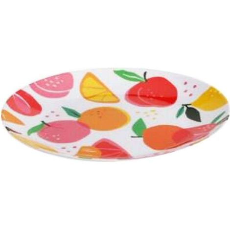 Piatto Melamina Frutta Agrumi Cm 20 Koopman