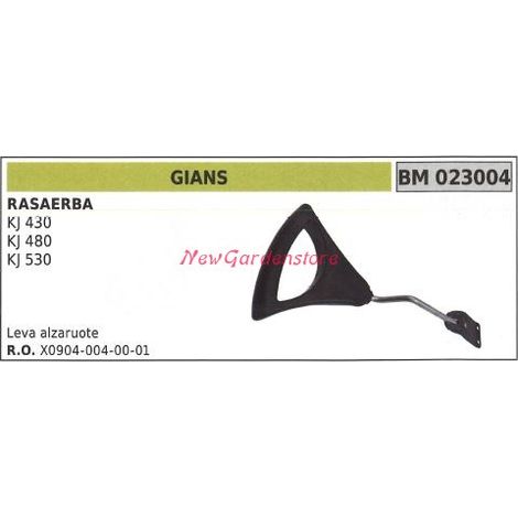 Palanca de elevación de rueda GIANS cortacésped KJ 430 480 530 023004