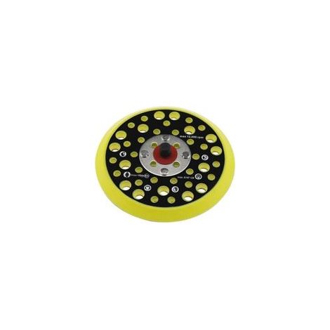 Plateau de Support 125mm 5 pouces Compatible avec Mirka Ceros/Deros 44 Trous 5/16 Fixation de Fil Ponceuse Crochet et Boucle Support Accessoires pour Outils Électriques,de (1/4)