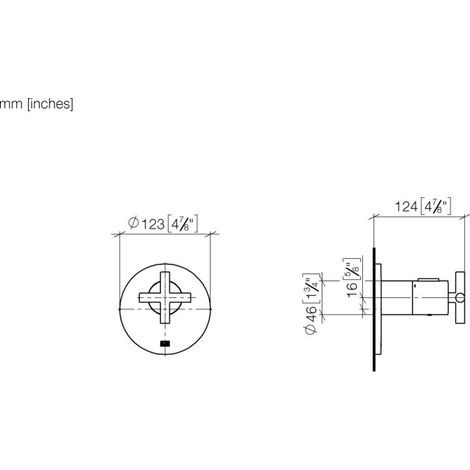 DORNBRACHT 36503892-39 xTOOL UP-Therm. sans régulation de débit (1/2)