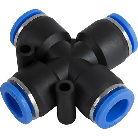 Connettore Tekalan a quattro vie fi4 plastica acqua aria