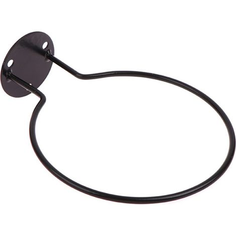 Support mural universel pour ballons de basket-ball, noir (1/4)