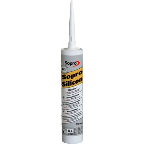 Mastic silicone pour pierre naturelle - Transparent - 310 ml (1/2)
