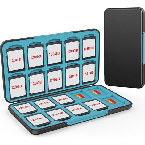 Étui à Cartes SD avec 40 Porte Carte pour Cartes SDXC et Micro SD (1/5)