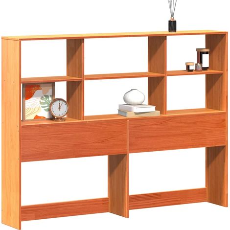 Maison Exclusive - Cabecero de cama almacenaje madera maciza pino
