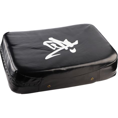 Paire de cibles d'entraînement de boxe, taekwondo, karaté pour coups de poing et pieds, coussin en mousse PU souple, noir adulte (1/5)