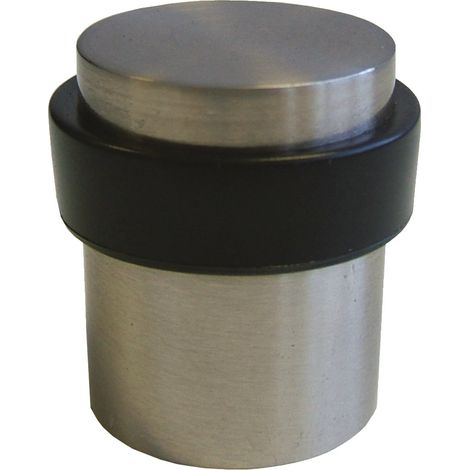 Butoir de sol aluminium massif 3641 finition inox 31x39mm - HERACLES - DMBT3 SP
