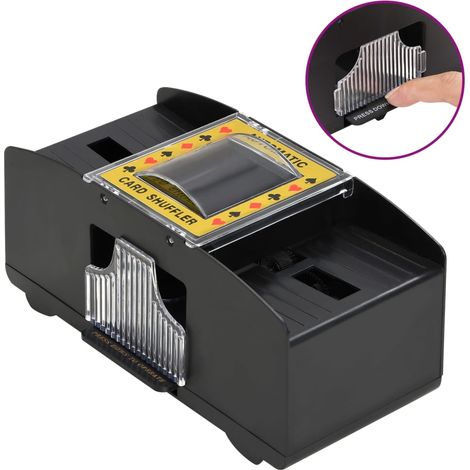 Teenpull – Automatischer Kartenmischer Schwarz 2 Decks (1/5)