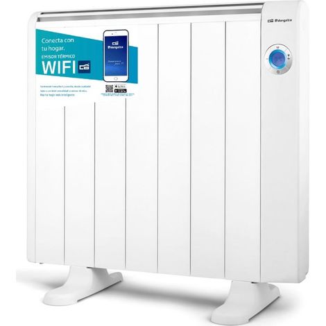 Orbegozo 7-Element-Wärmestrahler.  1300W.  Drahtlose WIFI-Verbindung über APP.  Temperaturbereich: 7oC - 35o C.