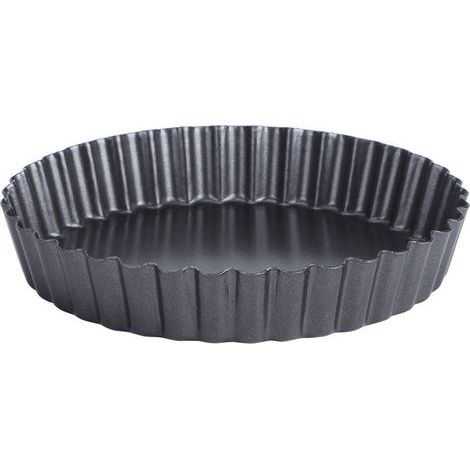 aqxreight Moule à Pizza à Gâteau Rond en Acier au Carbone, Poêle à Fond Amovible, Outil de Cuisine de 8 Pouces (9 pouces TG11C) (1/5)
