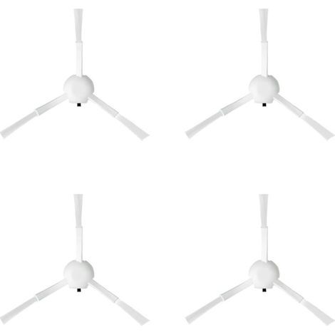 Lot de 4 brosses latérales compatibles aspirateur robot Dreame Bot L10S Ultra, accessoires de remplacement (1/2)