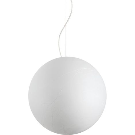 Ideal Lux CARTA - Suspension d'intérieur Globe à 1 lumière, blanc, E27 (1/2)