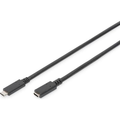 DIGITUS Cable alargador USB Tipo-C, Tipo-C - C 1.5m (1/4)