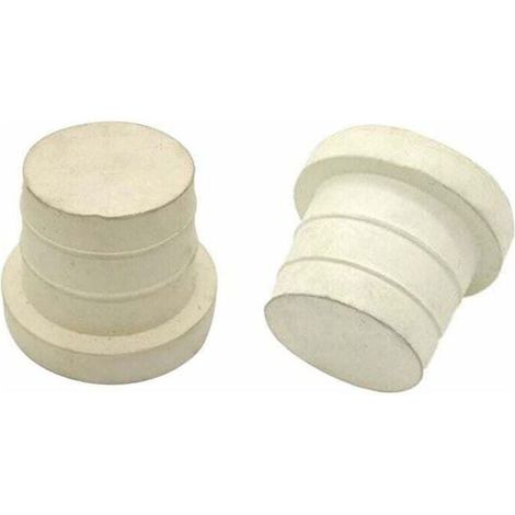2 Pièces échelle Pare Chocs Bouchons en Caoutchouc échelle de Piscine de Pare Chocs en Caoutchouc Accessoires de Remplacement Universels pour Escaliers Mécaniques sous Marins (1/3)