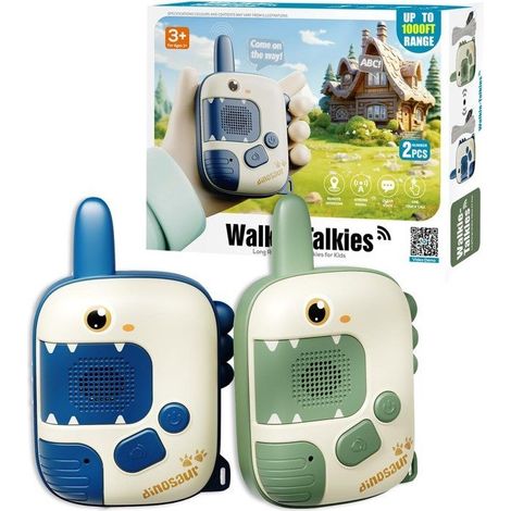 Talkie-walkie pour enfants - Jouets pour enfants de 3 à 12 ans - Dinosaure - Jeux de plein air pour enfants - Cadeau de Étiquette (1/5)